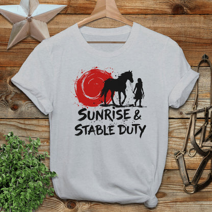 Sunrise & Stable Duty Softstyle Tee