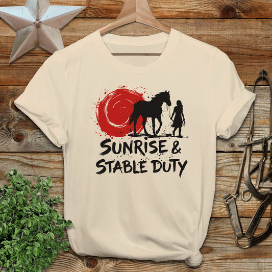 Sunrise & Stable Duty Softstyle Tee