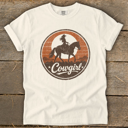 Sunset Cowgirl Signature Tee
