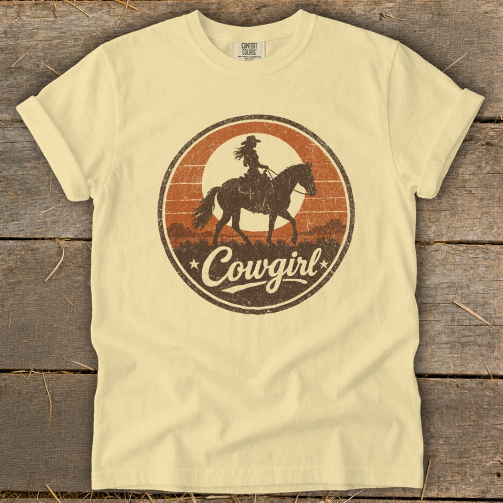 Sunset Cowgirl Signature Tee