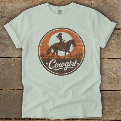 Sunset Cowgirl Signature Tee