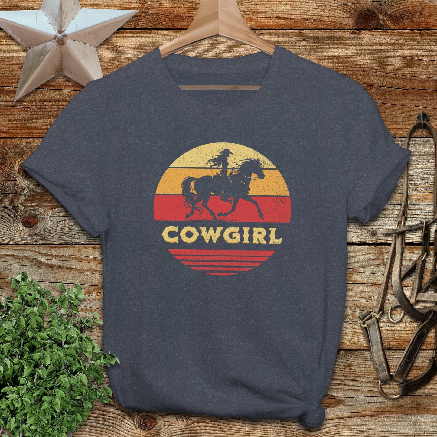 Sunset Cowgirl Softstyle Tee