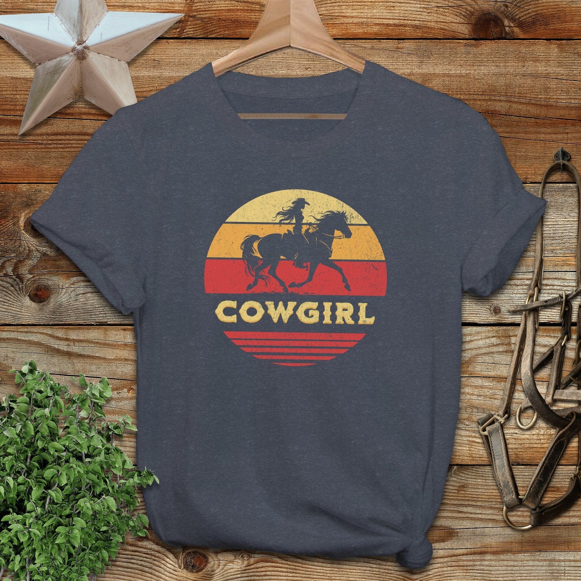 Sunset Cowgirl Softstyle Tee
