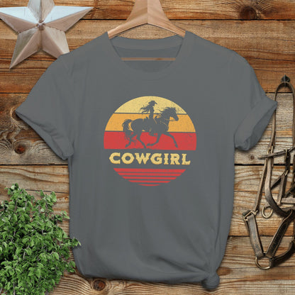 Sunset Cowgirl Softstyle Tee