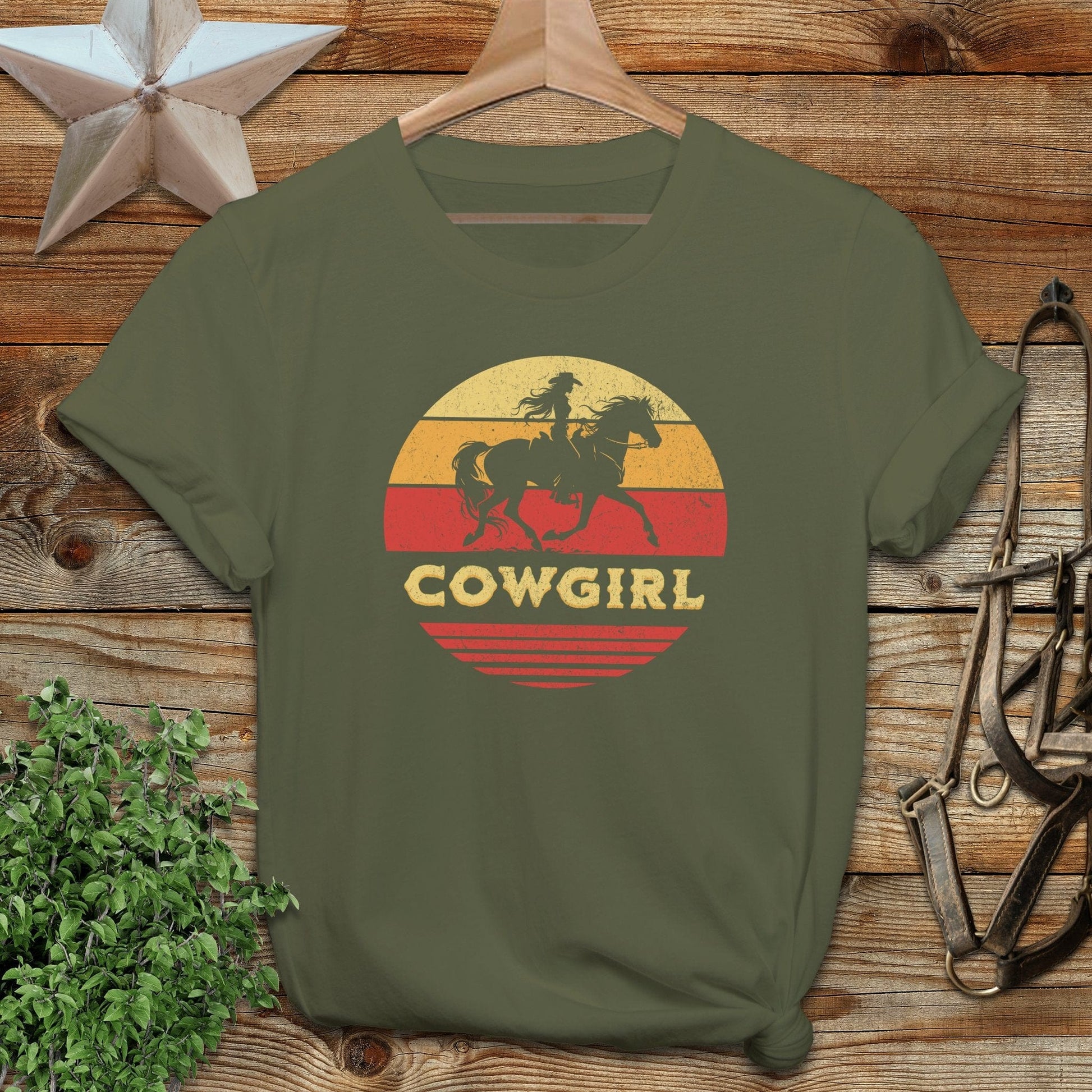 Sunset Cowgirl Softstyle Tee