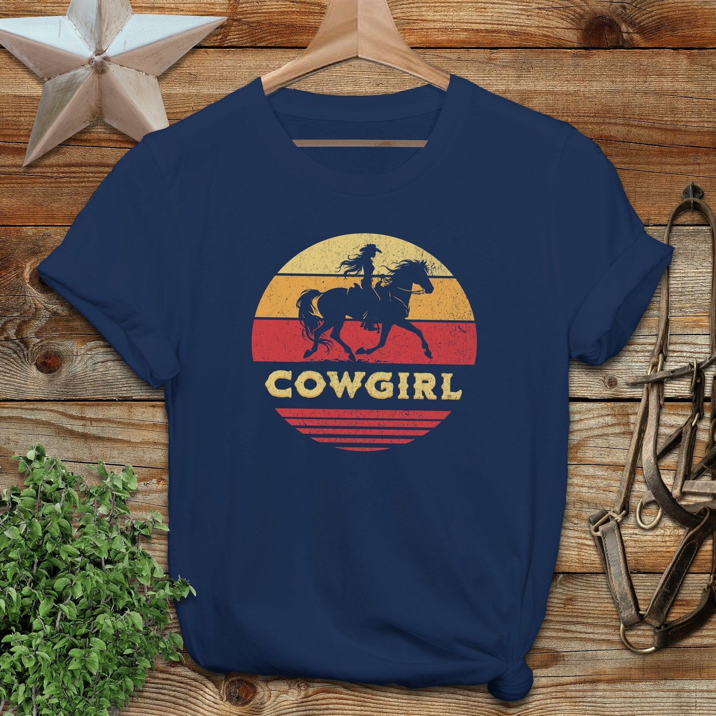 Sunset Cowgirl Softstyle Tee