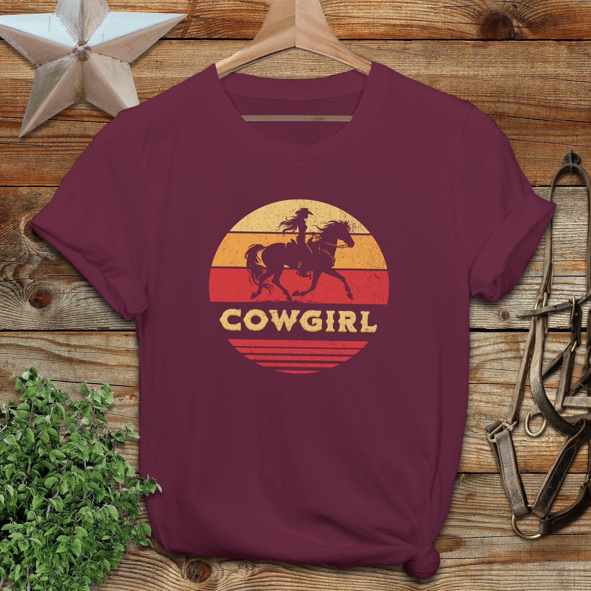 Sunset Cowgirl Softstyle Tee