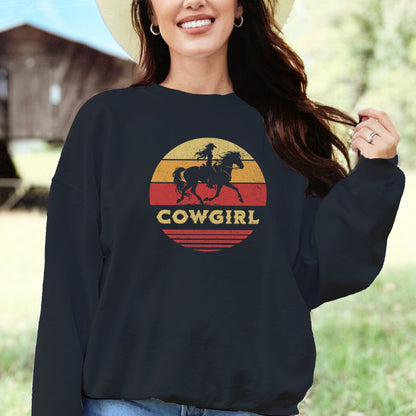 Sunset Cowgirl Sweatshirt