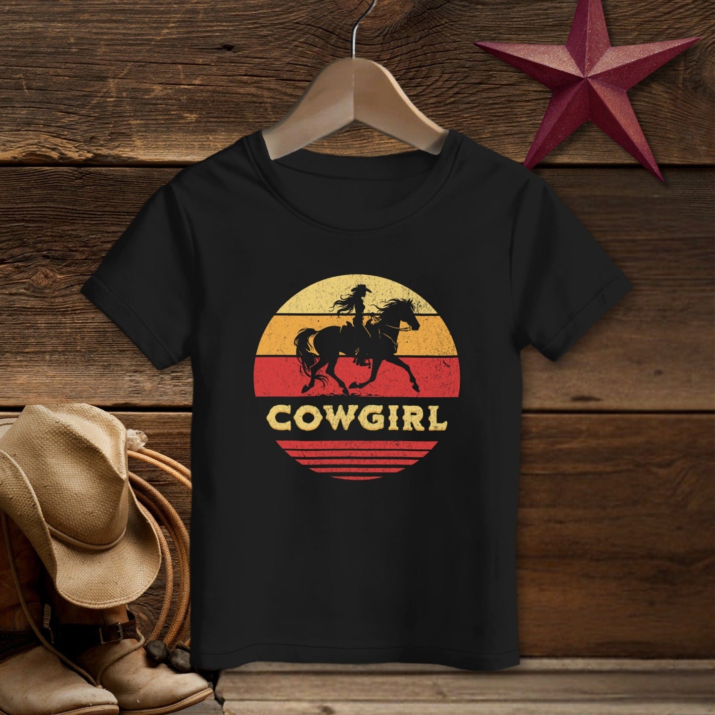 Sunset Cowgirl T-shirt (Toddler)