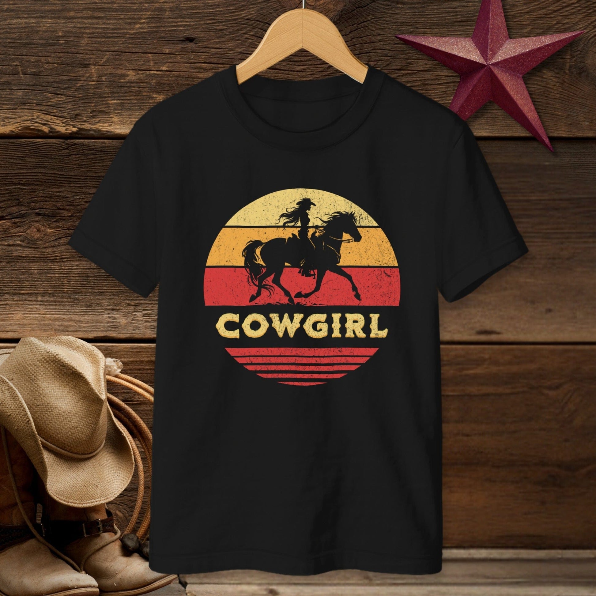 Sunset Cowgirl T-shirt (Youth)