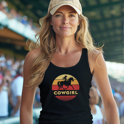 Sunset Cowgirl Tank Top