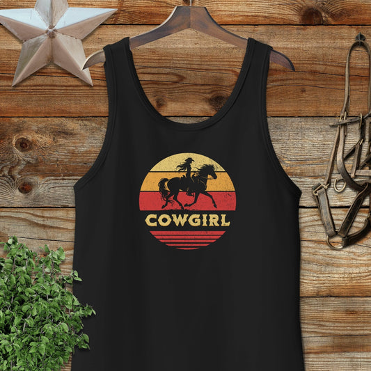 Sunset Cowgirl Tank Top