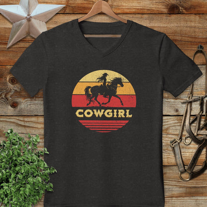 Sunset Cowgirl V-neck