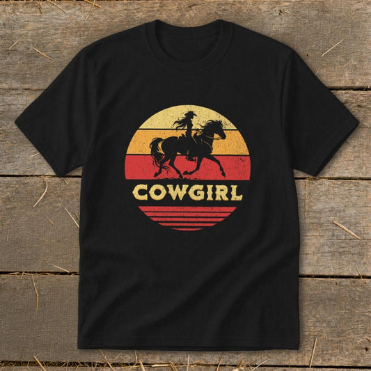 Sunset Cowgirl Youth Tee
