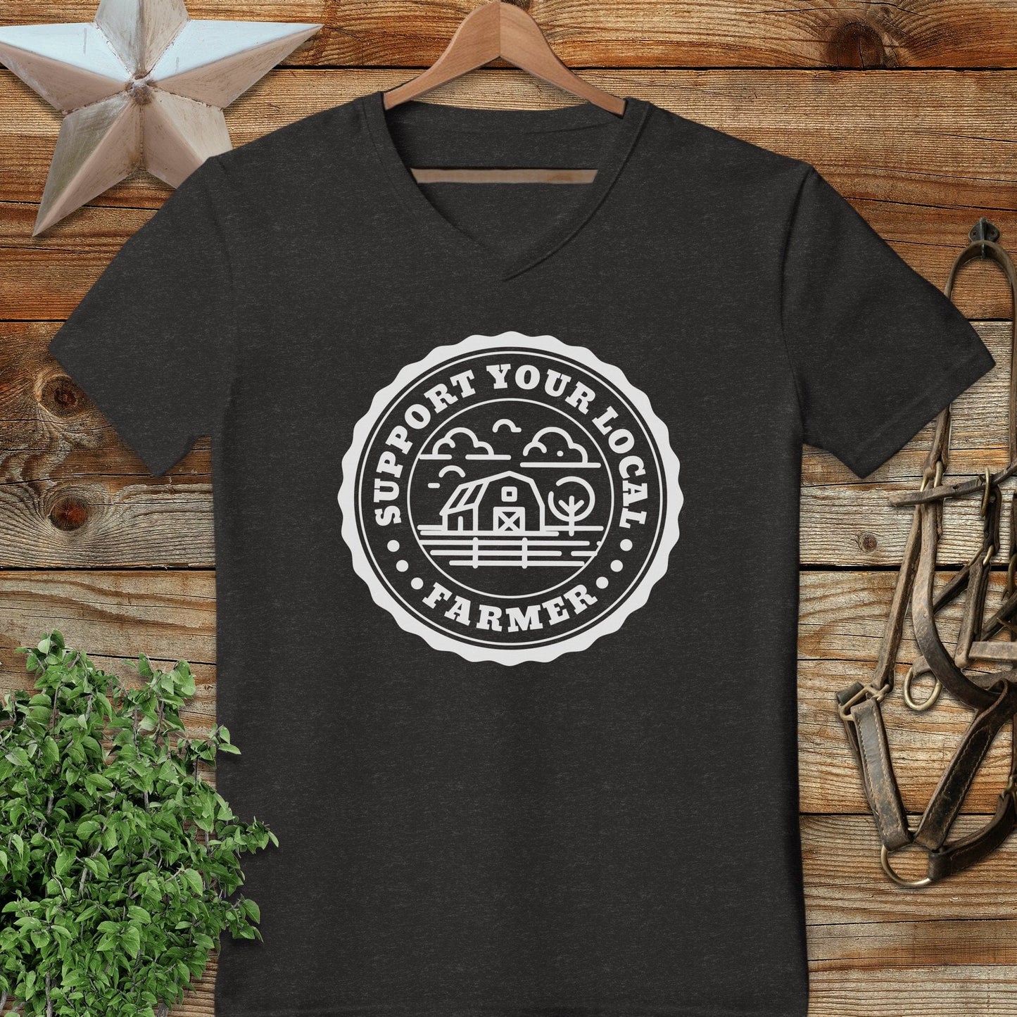 Support Local Farmer V-neck
