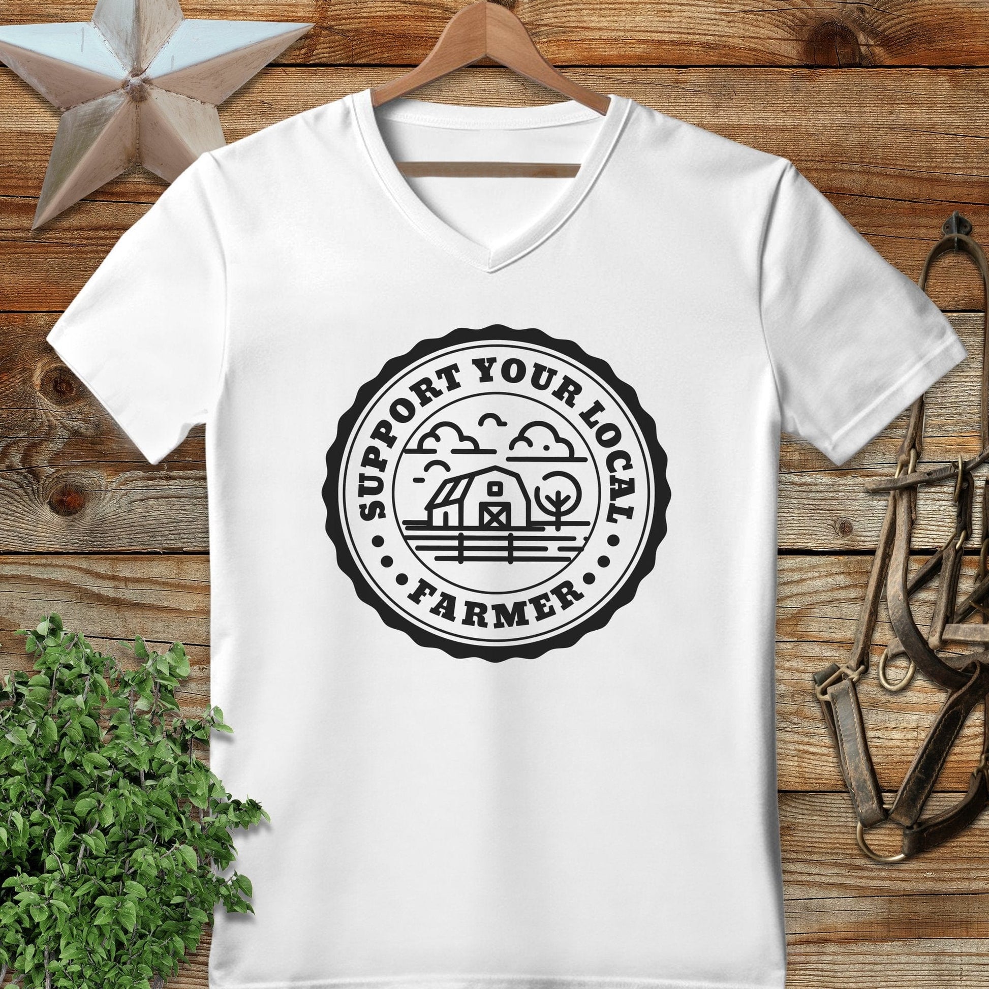 Support Local Farmer V-neck