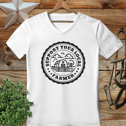 Support Local Farmer V-neck