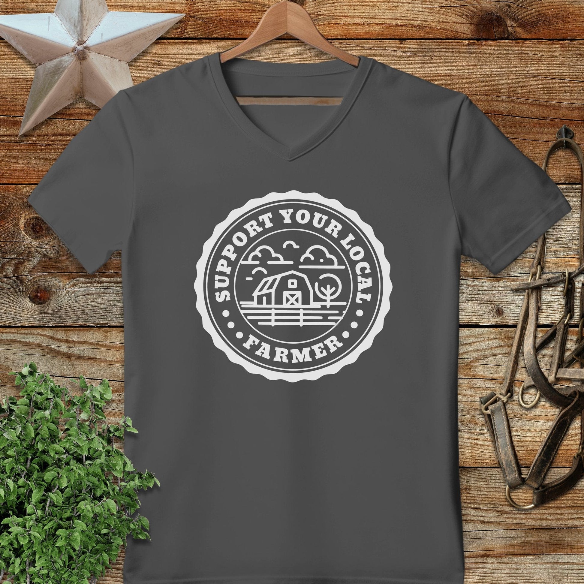 Support Local Farmer V-neck