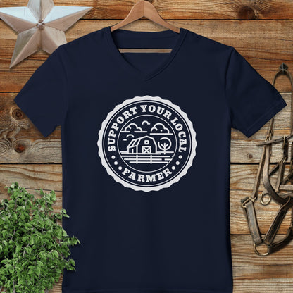 Support Local Farmer V-neck