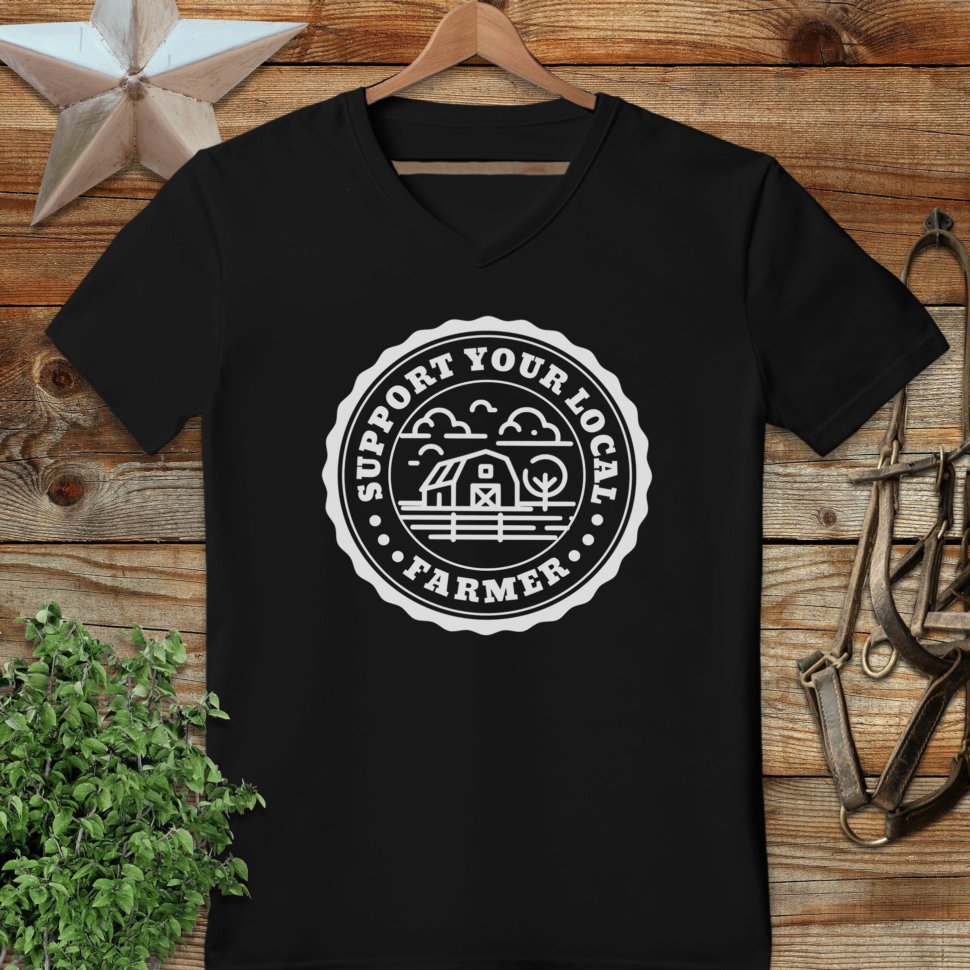 Support Local Farmer V-neck