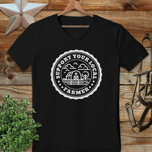 Support Local Farmer V-neck