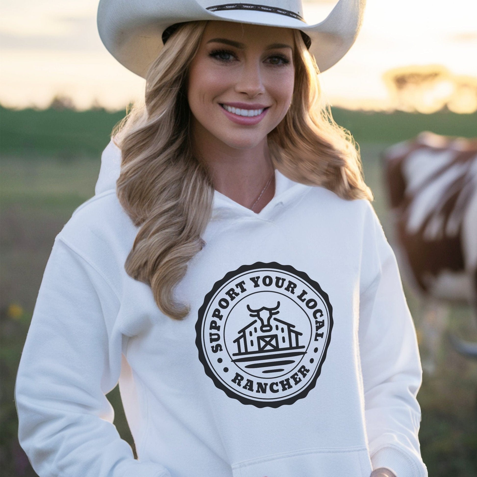 Support Local Rancher Sweatshirt