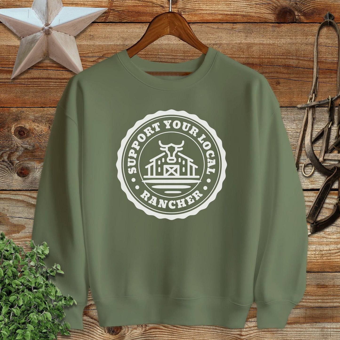 Support Local Rancher Sweatshirt