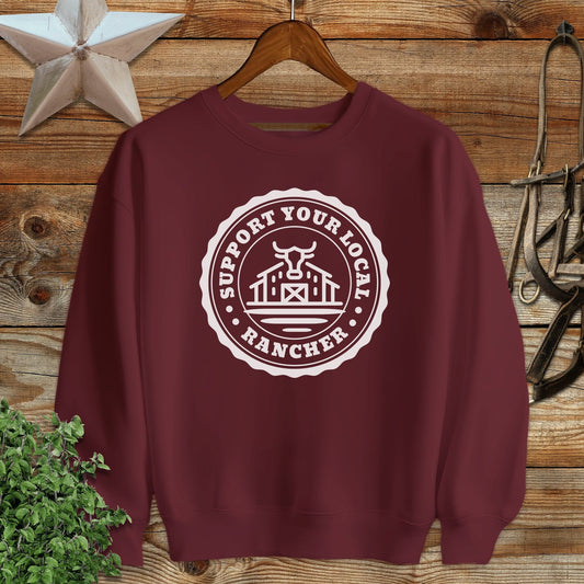 Support Local Rancher Sweatshirt