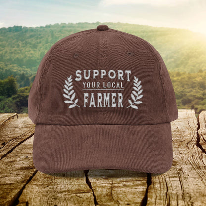 Support Your Local Farmer - Corduroy Cap