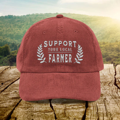 Support Your Local Farmer - Corduroy Cap