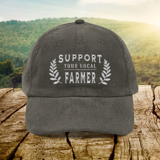 Support Your Local Farmer - Corduroy Cap