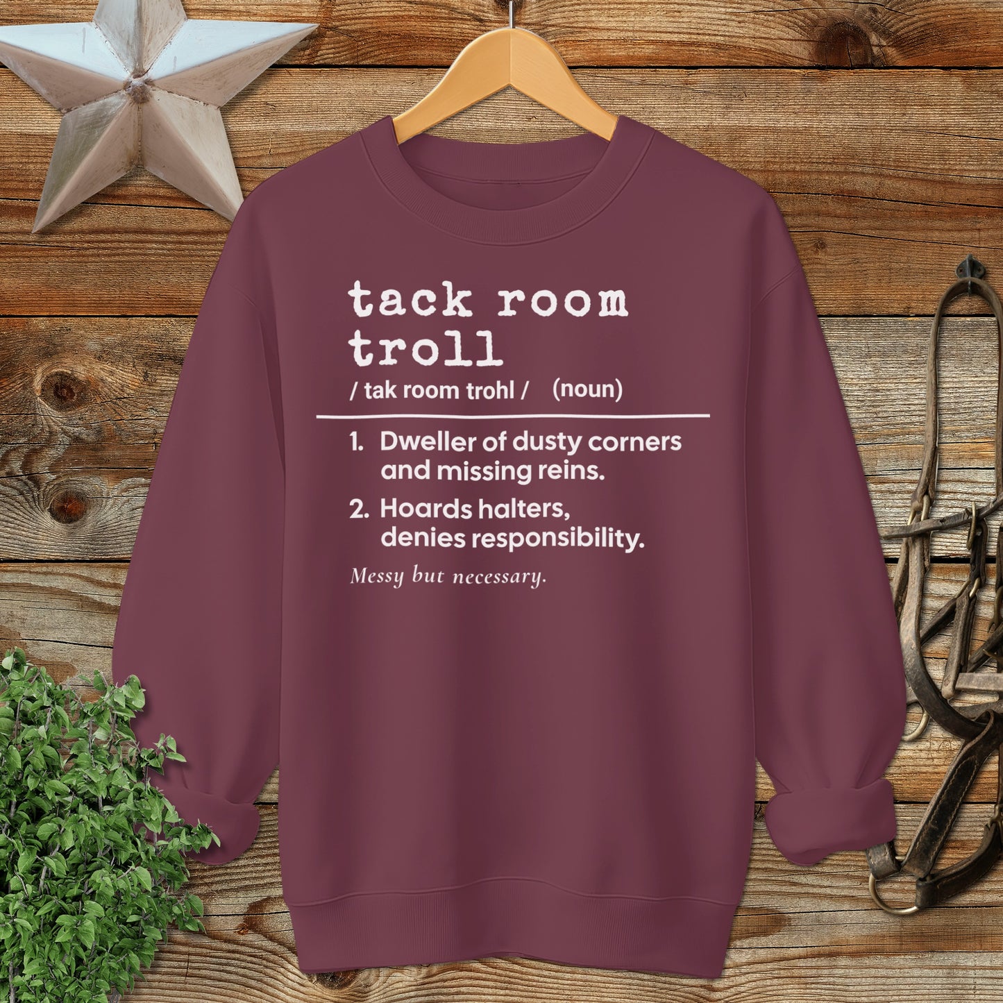 Tack Room Troll Definition Sweatshirt