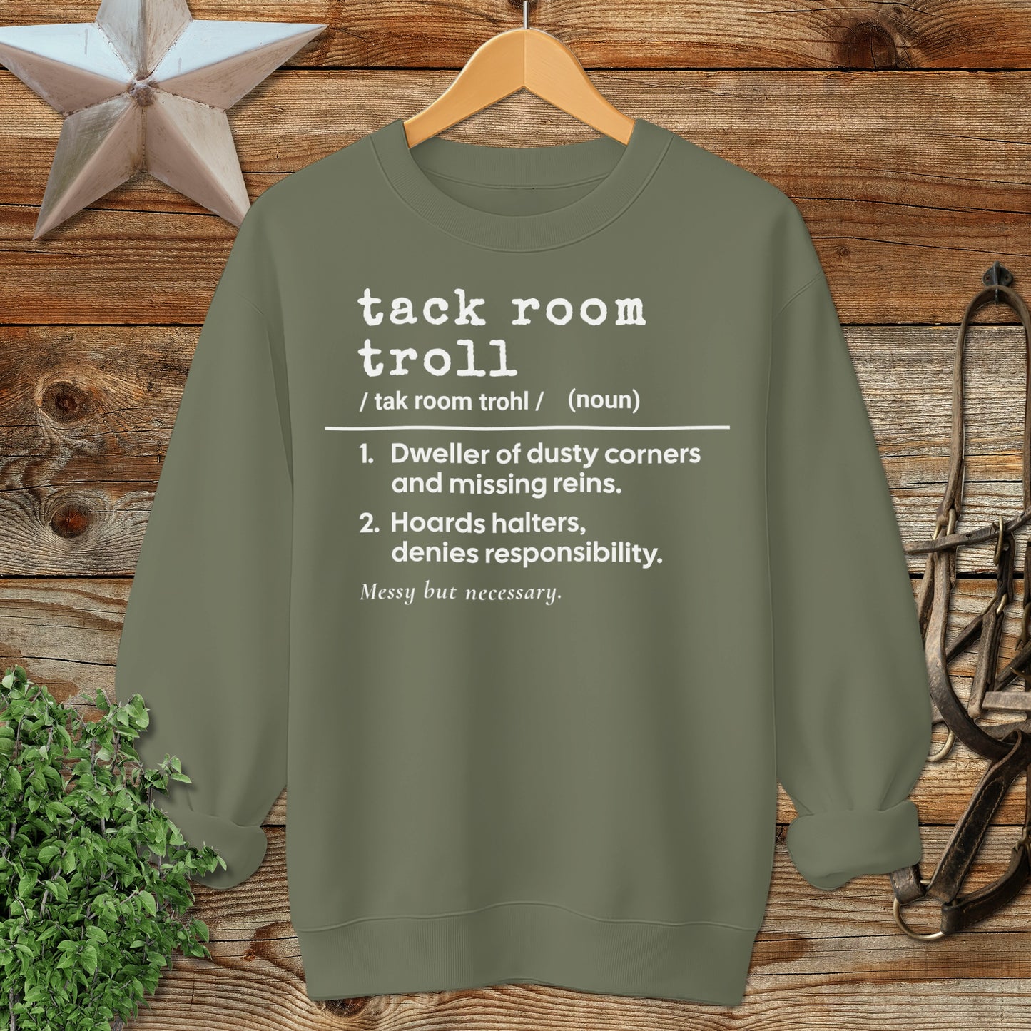 Tack Room Troll Definition Sweatshirt