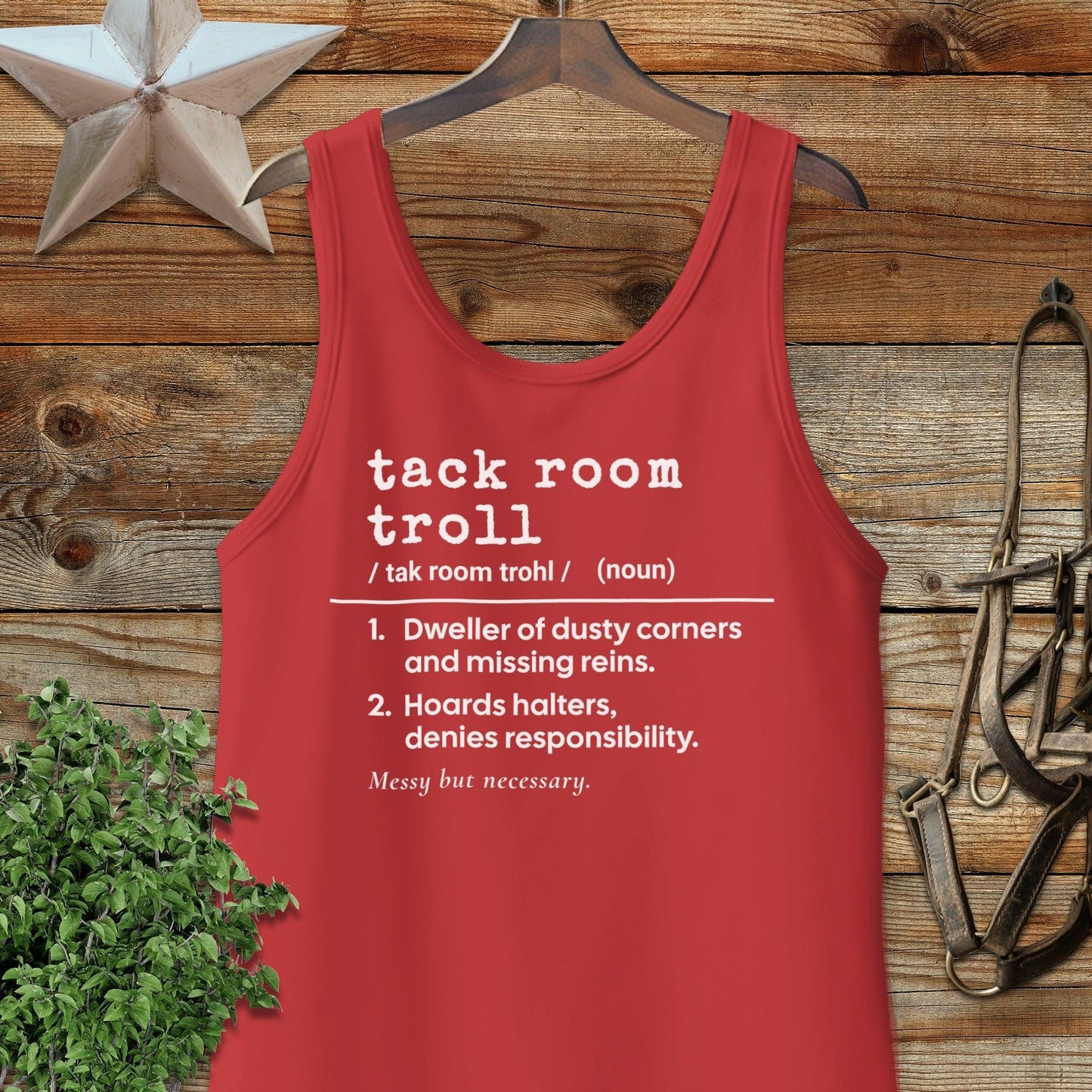 Tack Room Troll Definition Tank Top