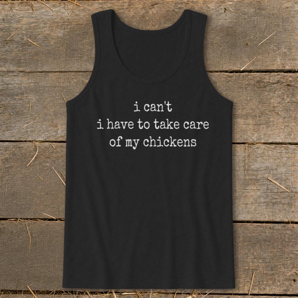Take Care Of My Chickens Tank Top