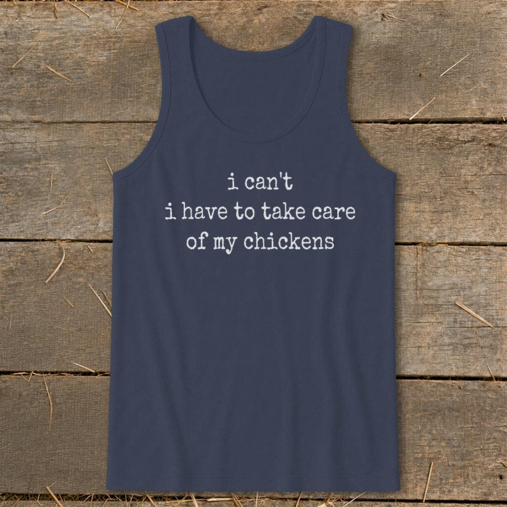 Take Care Of My Chickens Tank Top
