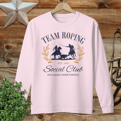 Team Roping Social Long Sleeve Tee