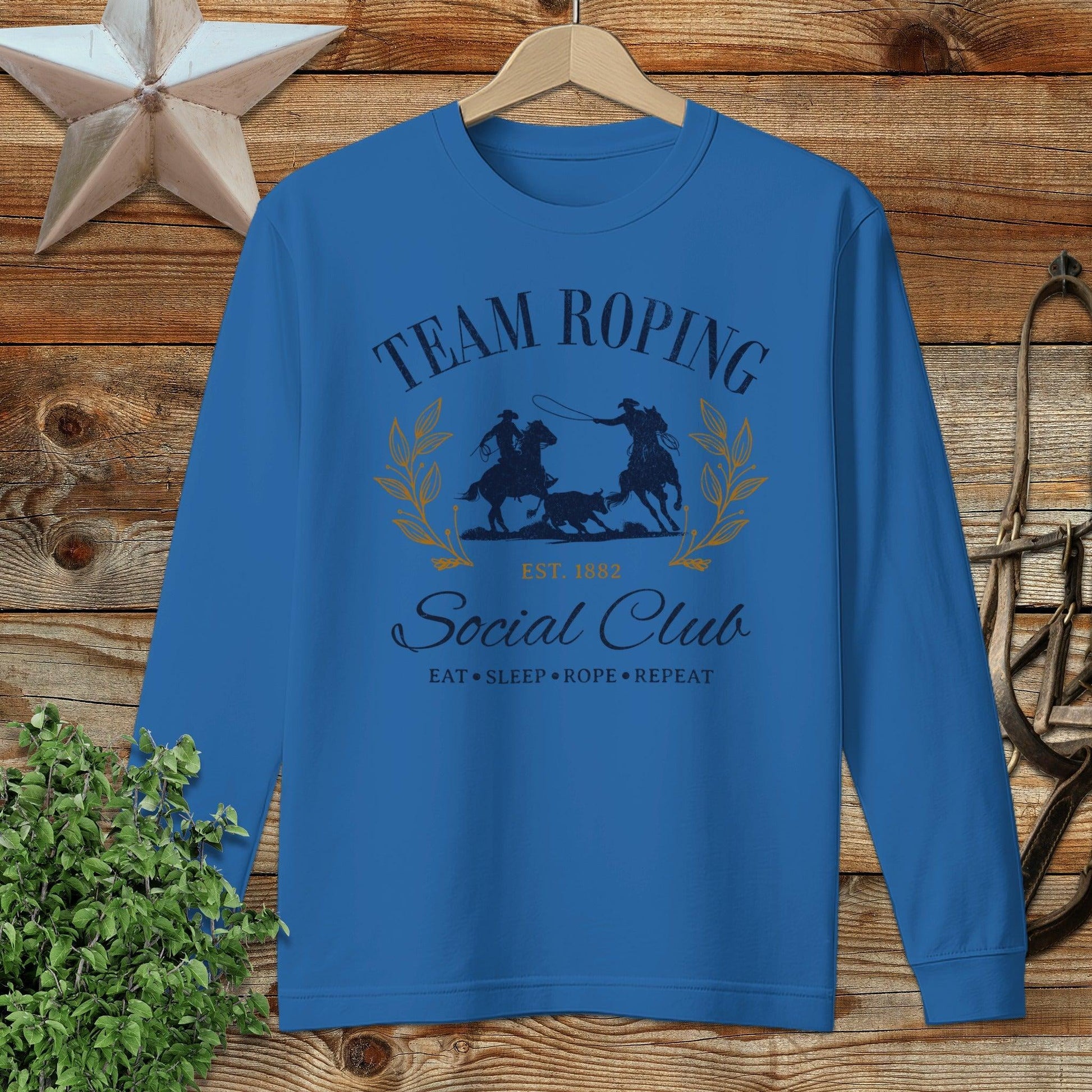 Team Roping Social Long Sleeve Tee