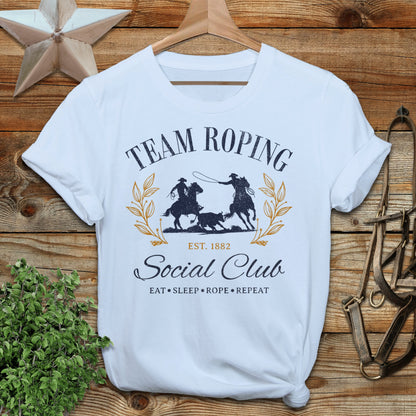 Team Roping Social Softstyle Tee
