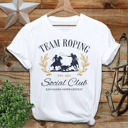 Team Roping Social Softstyle Tee