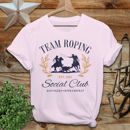 Team Roping Social Softstyle Tee