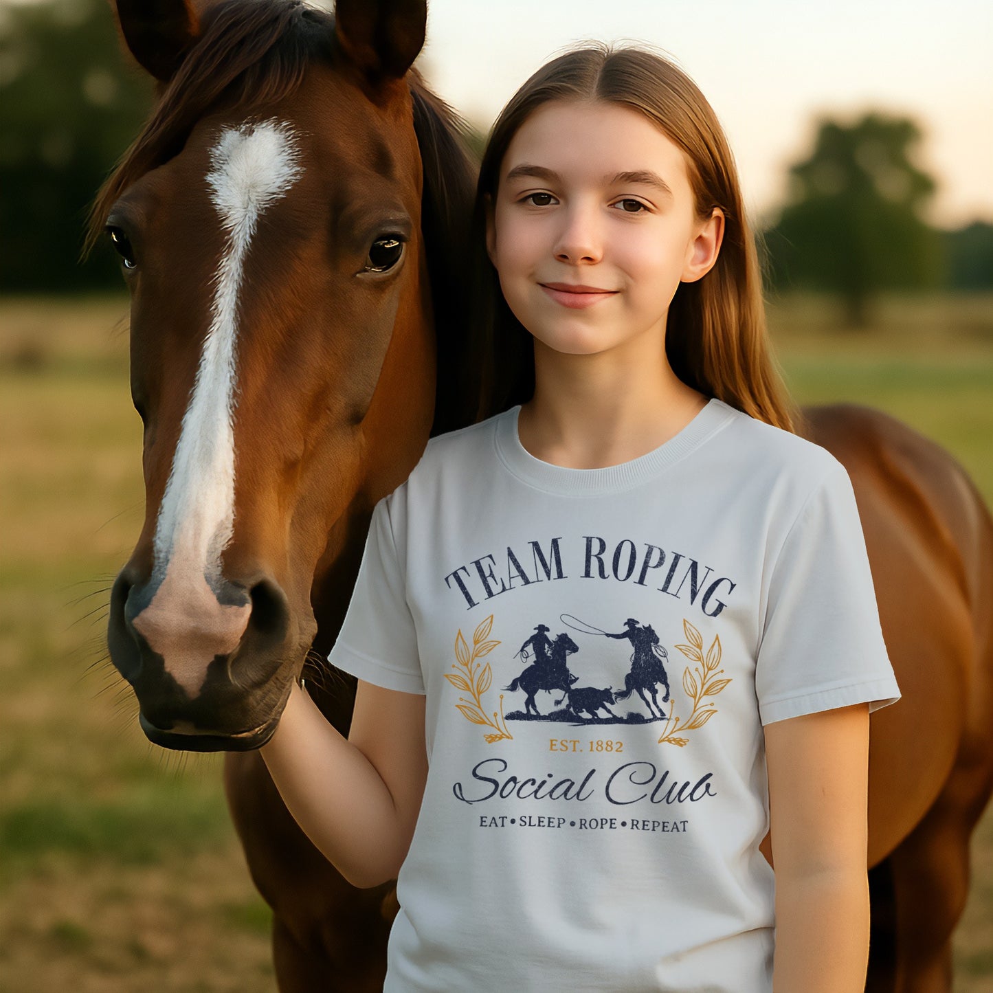 Team Roping Social T-shirt (Youth)