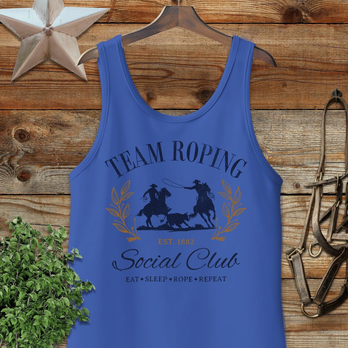 Team Roping Social Tank Top