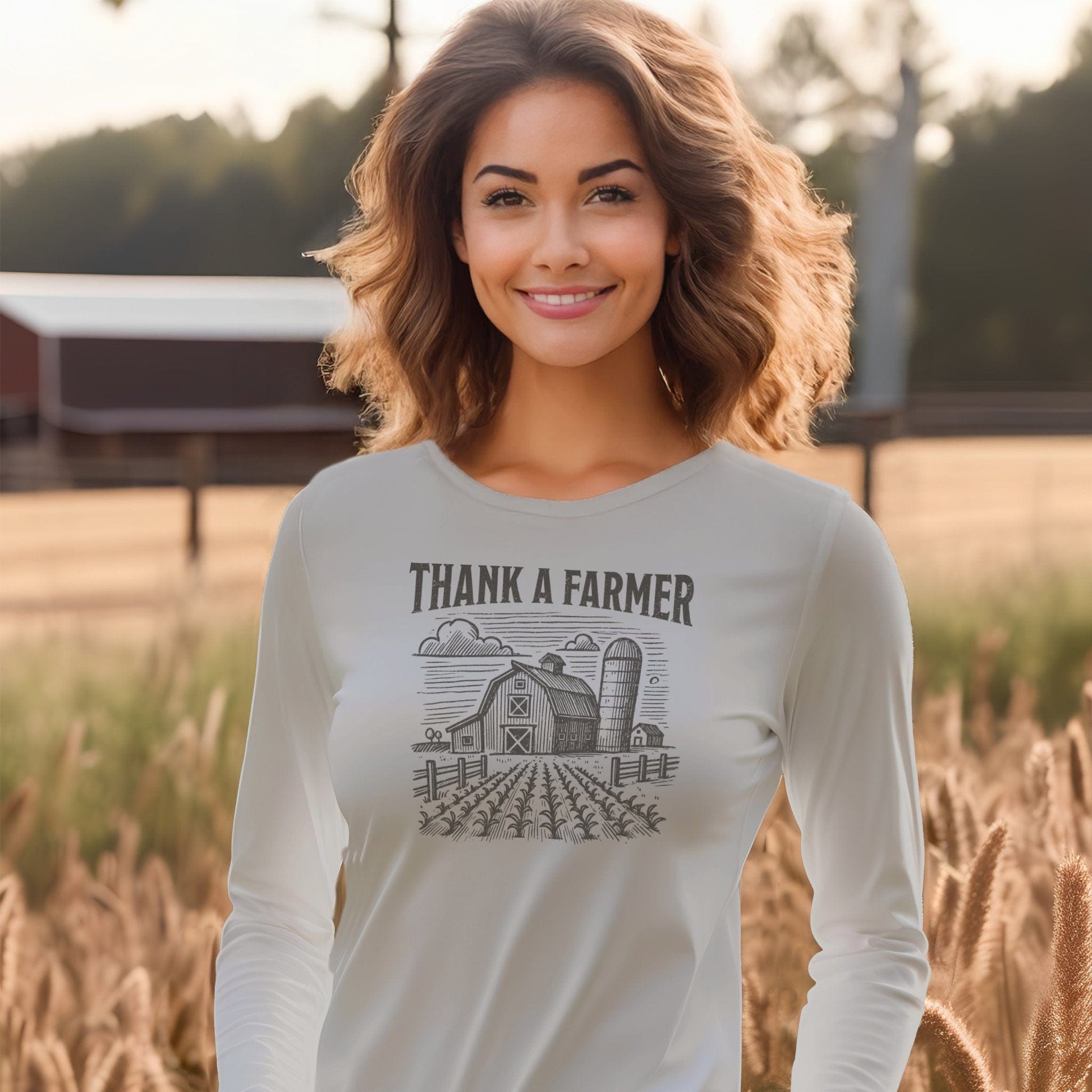 Thank a Farmer Long Sleeve Tee