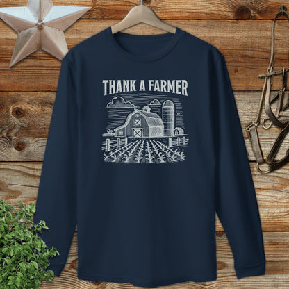 Thank a Farmer Long Sleeve Tee