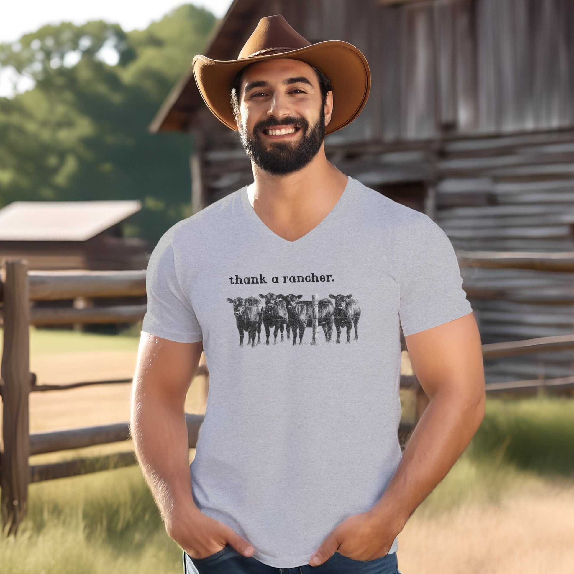 Thank a Rancher V-neck