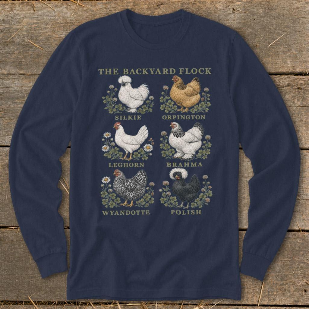 The Backyard Flock Long Sleeve Tee