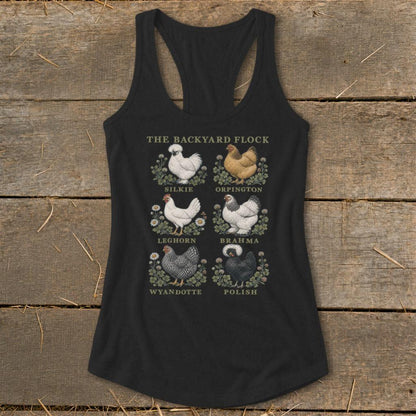 The Backyard Flock Racerback Tank