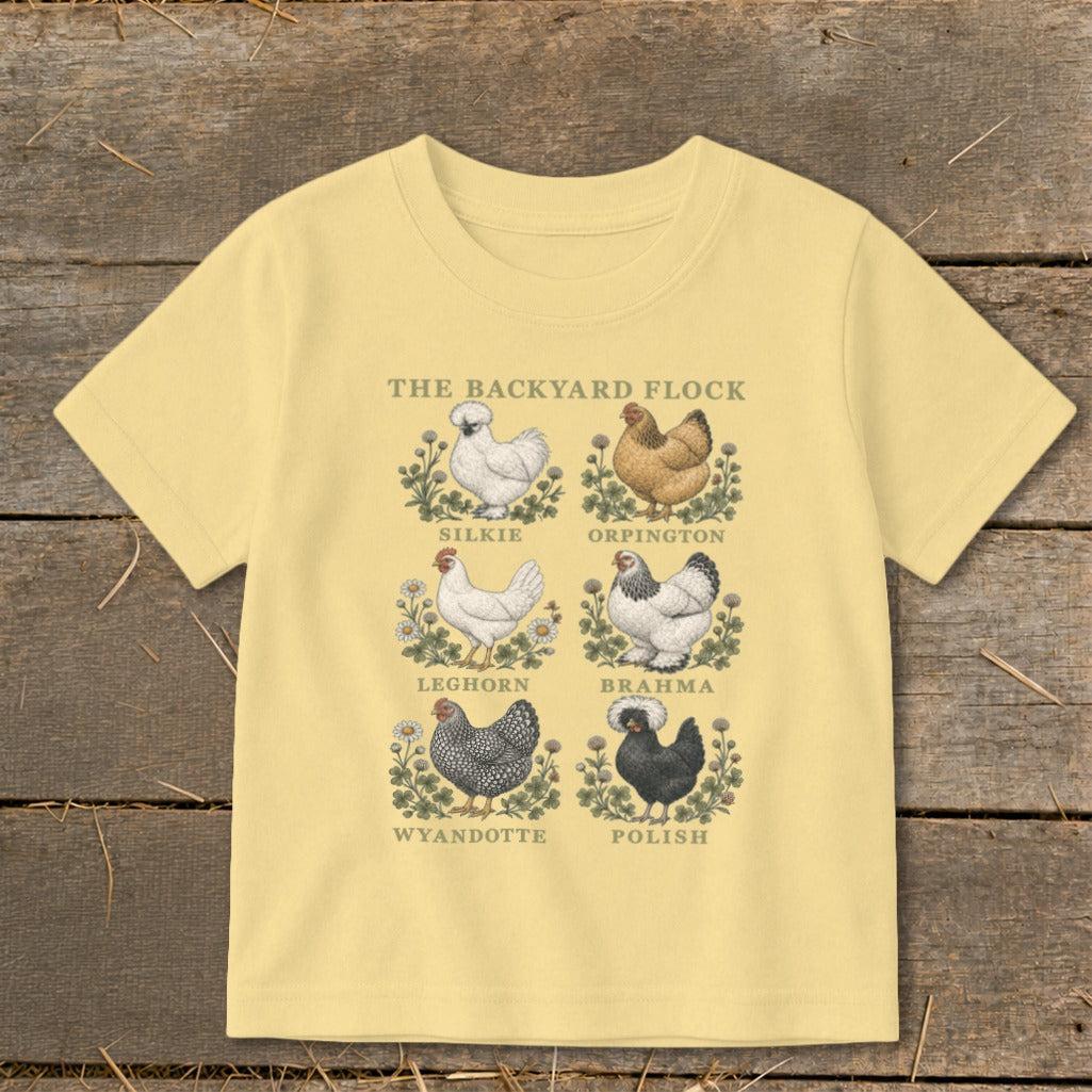 The Backyard Flock Toddler Tee