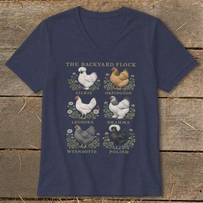 The Backyard Flock V-neck